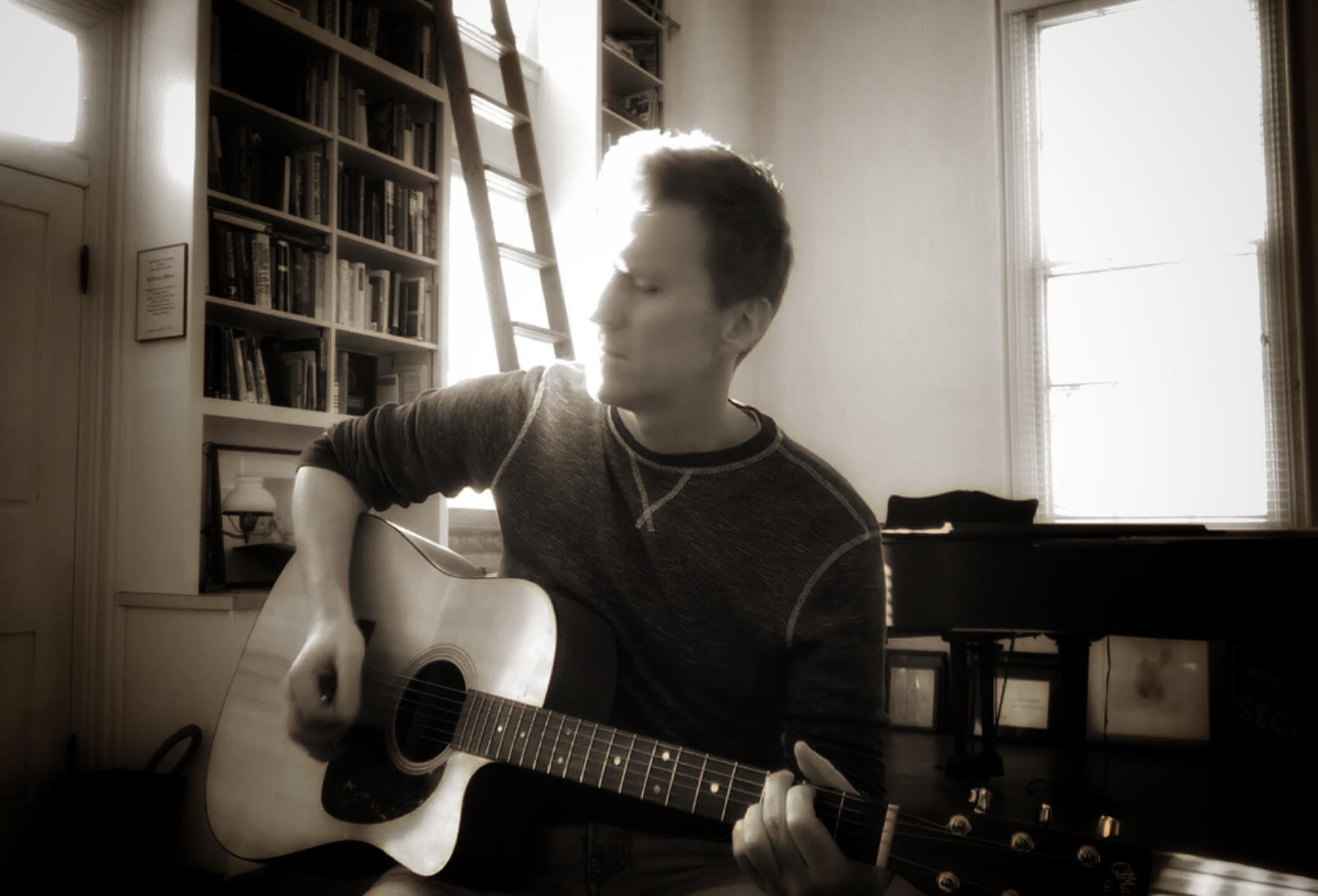 Keith Hill on guitar